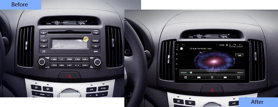 Car Radio Multimedia Player For Hyundai Elantra 4 HD 2006-2012 GPS Navigation Androidauto Carplay Head Unit Plug And Play