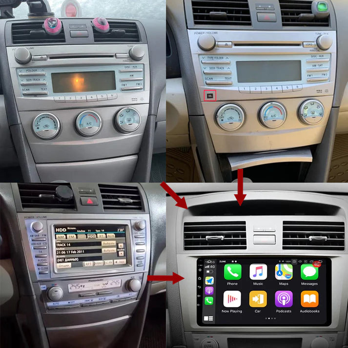 9inch Android Car Stereo Radio Multimedia Player For Toyota Camry 6 XV 40 50 2006-2011 GPS Navigation Bluetooth Head Unit