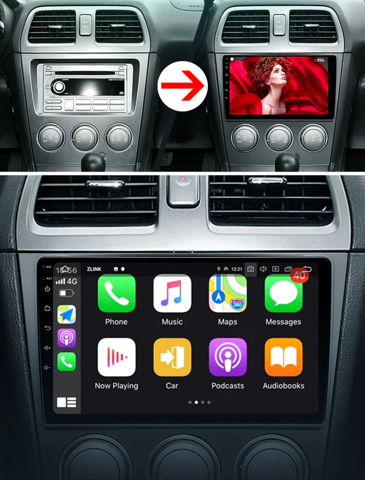 4G+64G Android Auto For Subaru Impreza GD GG 2002-2007 Car Radio Multimedia Video Player Navigation GPS Head Unit NO 2Din