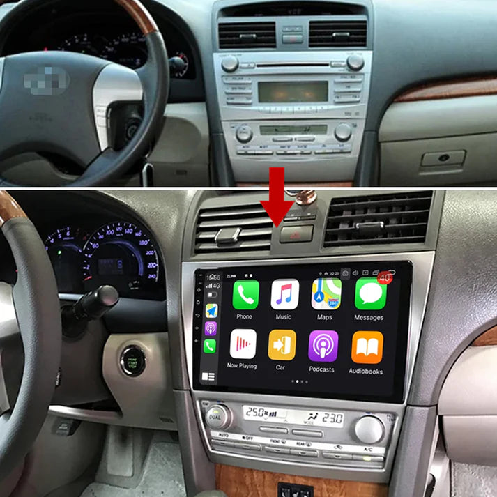 10.2INCH Android10.0 Car Radio Multimedia Player For Toyota Camry 6 XV 40 50 2006-2011 GPS Navigation Head Unit Plug And Play