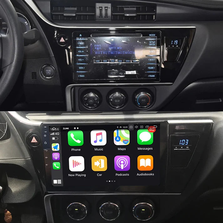 9INCH Car Android Audio Radio Multimedia Player For Toyota Corolla 11 Auris E180 2017 2018 GPS Navigation Bluetooth Head Unit