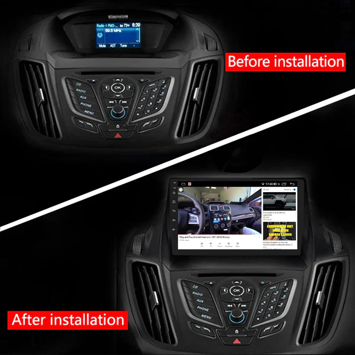 9 INCH Car Stereo Android Radio Multimedia Player For Ford Kuga 2 Escape 3 2012-2019 Audio Navigation GPS Head Unit 8G+128G