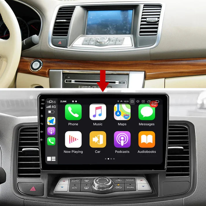 10.2 inch Car Android Carplay Radio Multimedia Player For Nissan Teana J32 2008-2013 4G+64G GPS Navigation Plug And Play No2din