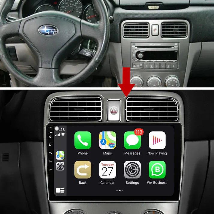 9inch Car Radio GPS Multimedia Player Android Auto For Subaru Forester 2004-2008 4G+64G Navigation Head Unit Plug And Play