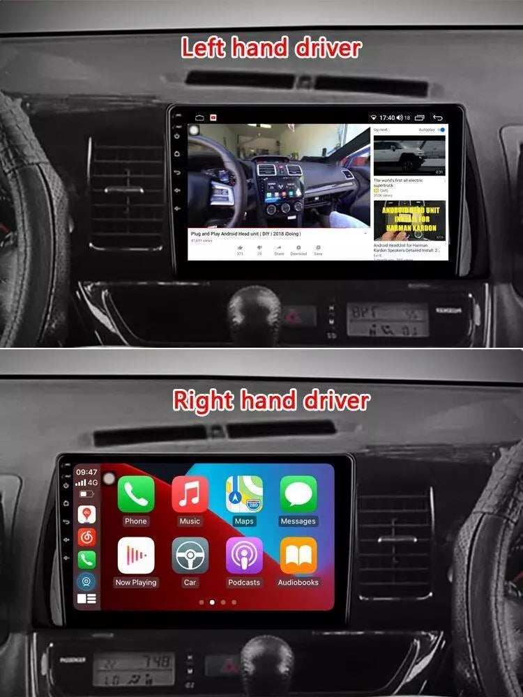 10.2 inch Car Stereo Android Radio Head Unit Multimedia Player For Toyota Wish XE10 2003 2009 Right/Left Hand Drive GPS Navigation