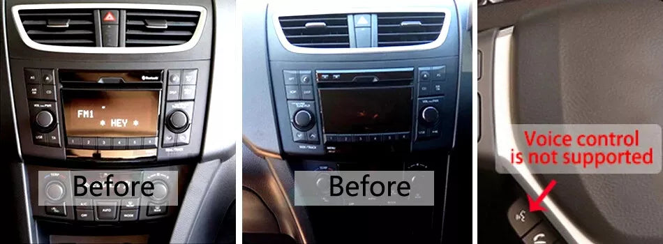 9INCH Head Unit Car Stereo Multimedia Player For Suzuki Swift 4 2011-2017 Navigation GPS Carplay Android Auto Plug And Play