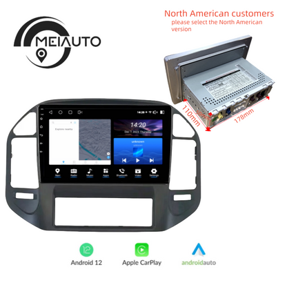 Head Unit For Mitsubishi Pajero 3 V70 V60 1999-2006 Car Radio Multimedia Video Player Navigation GPS Android No 2din DVD