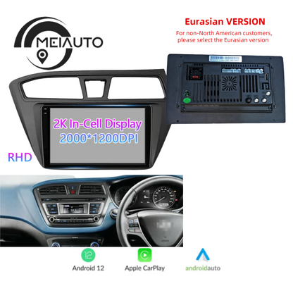 9" Android Head Unit For Hyundai i20 2 II GB 2014-2018 - Multimedia, Navigation, Safety Sans DVD. Drive Smart with Idoing into the Future!