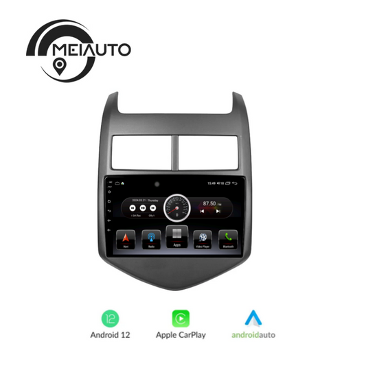 "Upgrade Your Chevrolet Aveo 2 (2011-2015) Infotainment System with a 9-inch Car Android AutoRadio Player: GPS Navigation, Carplay, Intelligent Head Unit, Simple Plug And Play Installation"