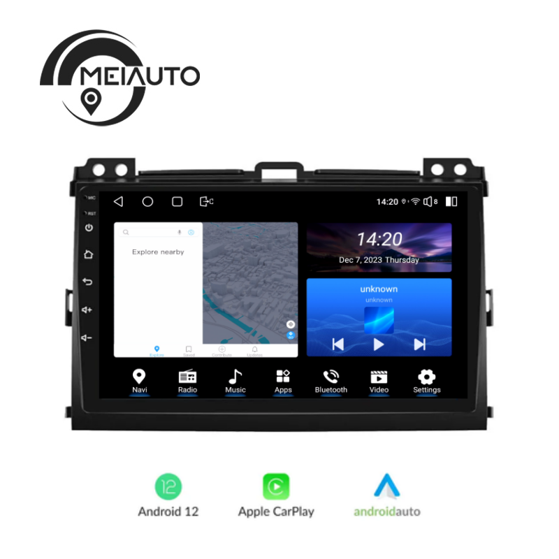 Car Stereo Android Radio Head Unit Player For Toyota Land Cruiser Prado 120 3 III For Lexus GX470 GX 470 J120 2002-2009