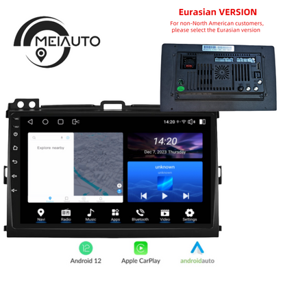 Car Stereo Android Radio Head Unit Player For Toyota Land Cruiser Prado 120 3 III For Lexus GX470 GX 470 J120 2002-2009