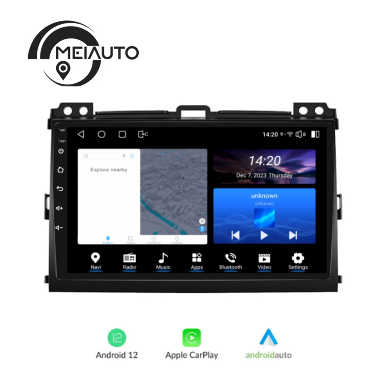 Car Stereo Android Radio Head Unit Player For Toyota Land Cruiser Prado 120 3 III For Lexus GX470 GX 470 J120 2002-2009