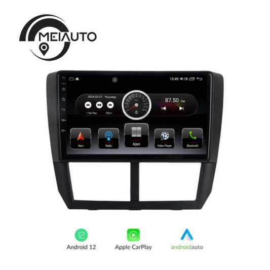 9"Android Radio Head Unit For Subaru Forester WRX 2008-2014 Car Multimedia Video Player Navigation GPS Plug And Play DSP