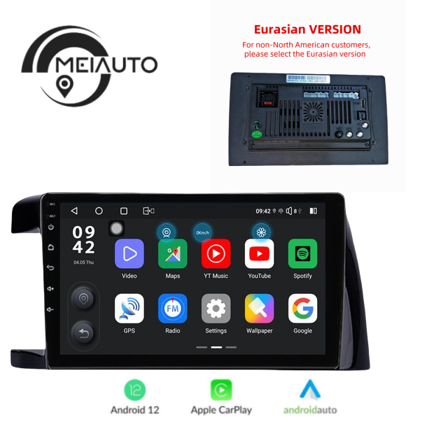 10.2 inch Car Stereo Android Radio Head Unit Multimedia Player For Toyota Wish XE10 2003 2009 Right/Left Hand Drive GPS Navigation