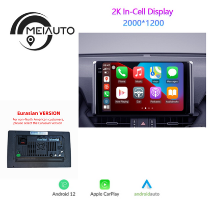 10.2 inch Android Head Unit 2K For Toyota RAV4 5 XA50 2018-2023 Car Radio Multimedia Video Player Navigation Stereo GPS Carplay