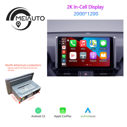 10.2 inch Android Head Unit 2K For Toyota RAV4 5 XA50 2018-2023 Car Radio Multimedia Video Player Navigation Stereo GPS Carplay