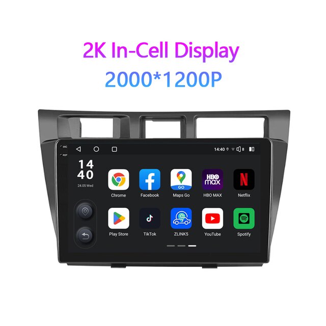 9 inch Car Radio Multimedia Video Player Head Unit For Toyota Mark II 9 X100 2000-2007 Navigation GPS Android Auto And Carplay