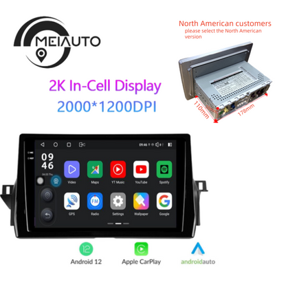 10.2inch Android Head Unit For Toyota Camry VIII 8 XV70 2020 2021 Car Radio Multimedia Video Player Navigation GPS No 2din