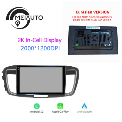 10.2inch Car Stereo Android Radio Multimedia Video Player For Honda Accord 9 CR 2012-2018 Head Unit GPS Navigation Audio No2din