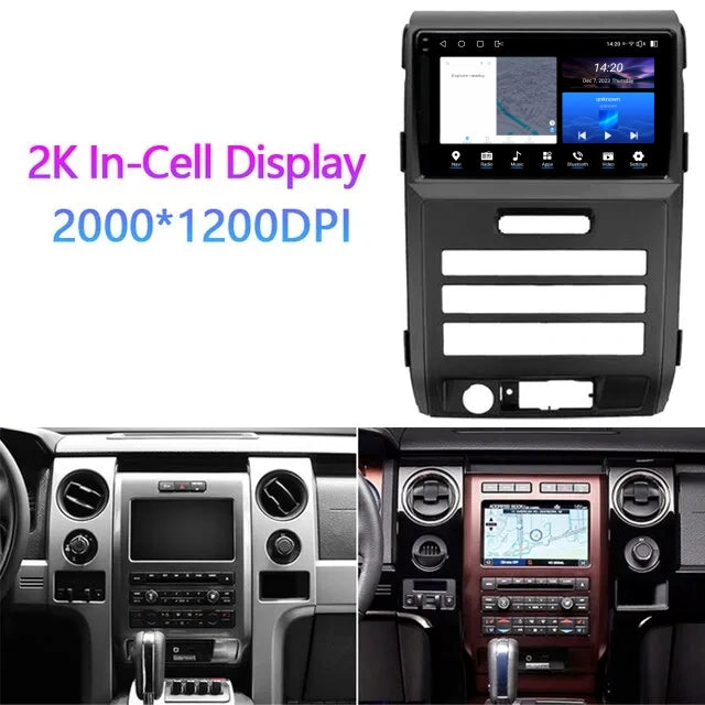 Car Stereo Head Unit 2K For Ford F150 P415 Raptor 2008-2014 Android Radio Multimedia Video Player Navigation GPS No 2din