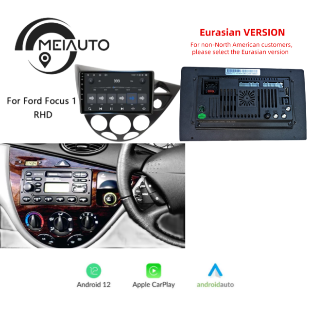 Car Stereo Head Unit 2K For Ford Focus 1 LHD RHD 1998-2005 Android Radio Multimedia Video Player Navigation GPS No 2din