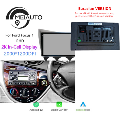 Car Stereo Head Unit 2K For Ford Focus 1 LHD RHD 1998-2005 Android Radio Multimedia Video Player Navigation GPS No 2din