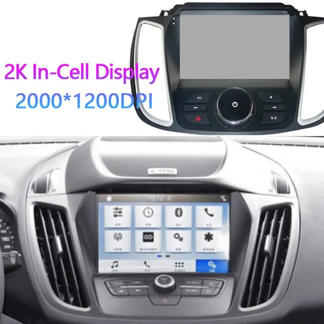 9 INCH Car Stereo Android Radio Multimedia Player For Ford Kuga 2 Escape 3 2012-2019 Audio Navigation GPS Head Unit 8G+128G