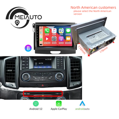 Car Stereo Head Unit 2K For Ford Ranger P703 2015-2022 Android Radio Multimedia Video Player Navigation GPS Audio No 2din