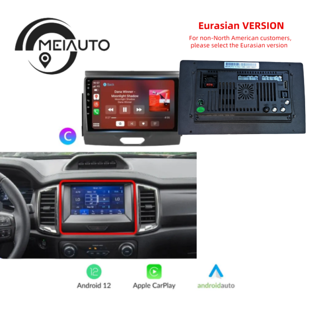 Car Stereo Head Unit 2K For Ford Ranger P703 2015-2022 Android Radio Multimedia Video Player Navigation GPS Audio No 2din