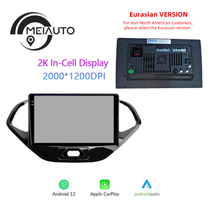 Car Android Stereo Head Unit 2K For Ford Figo 2015-2018 Radio Multimedia Video Player Navigation GPS Intelligent No 2din