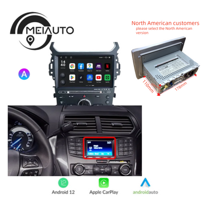 10.2INCH Car Stereo Head Unit 2K For Ford Explorer 5 2011-2019 Android Radio Multimedia Video Player Navigation 8G+128G No2din