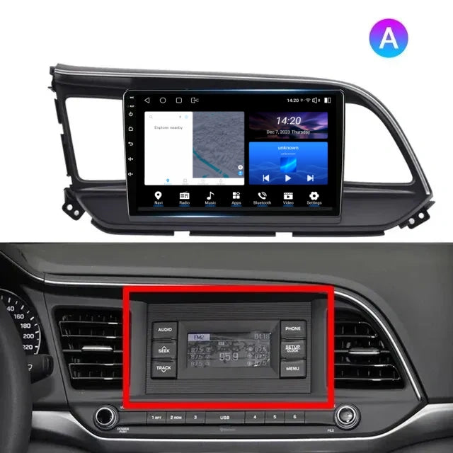 9"Autoradio Android Head Unit 2k For Hyundai Elantra 6 2018-2020 Car Radio Stereo Multimedia Video Player Navigation GPS