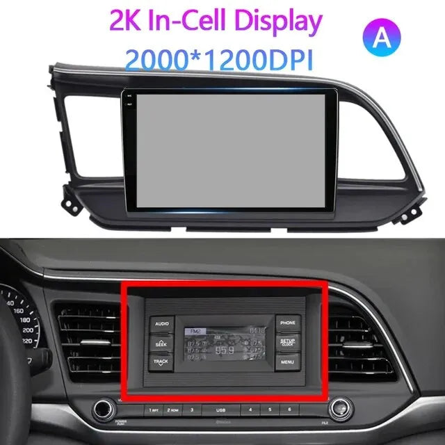 9"Autoradio Android Head Unit 2k For Hyundai Elantra 6 2018-2020 Car Radio Stereo Multimedia Video Player Navigation GPS