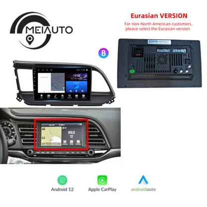 9"Autoradio Android Head Unit 2k For Hyundai Elantra 6 2018-2020 Car Radio Stereo Multimedia Video Player Navigation GPS