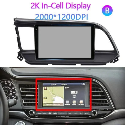 9"Autoradio Android Head Unit 2k For Hyundai Elantra 6 2018-2020 Car Radio Stereo Multimedia Video Player Navigation GPS