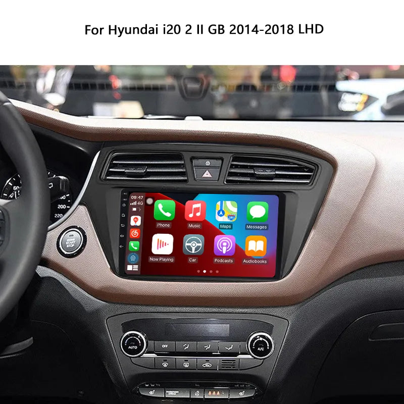 9" Android Head Unit For Hyundai i20 2 II GB 2014-2018 - Multimedia, Navigation, Safety Sans DVD. Drive Smart with Idoing into the Future!