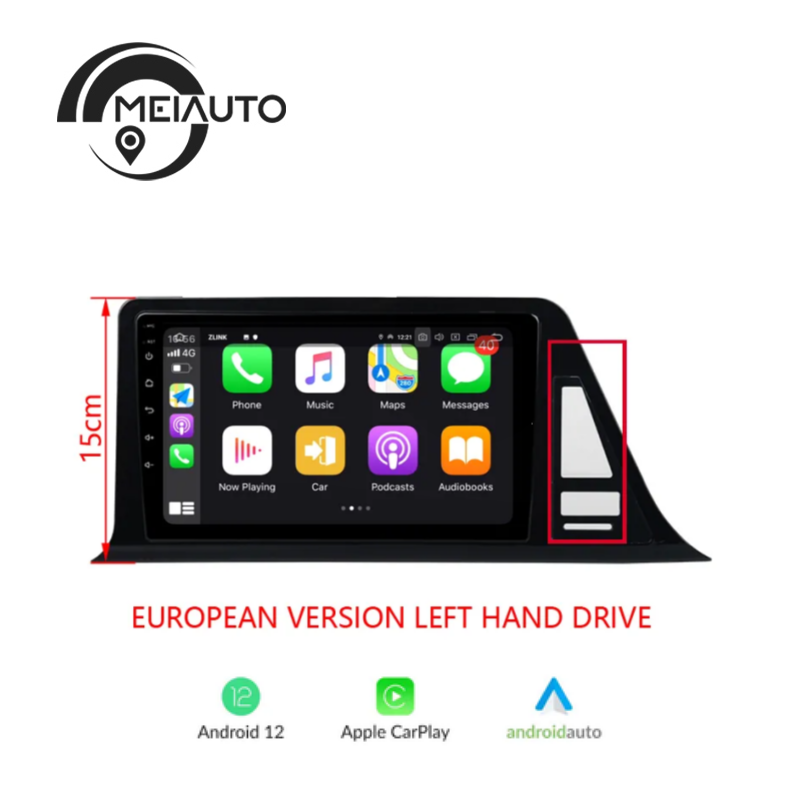 "Upgrade Your Toyota C-HR CHR (2016-2020) with 9-Inch Android Auto Car Radio Player: GPS Navigation, CarPlay, Plug-and-Play Head Unit"