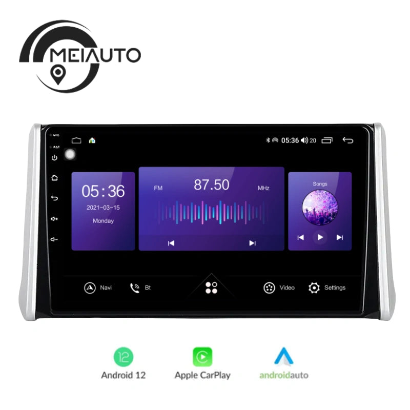 10.2inch Car Stereo Radio Multimedia Player For Toyota RAV 4 XA50 2019-2020 GPS Navigation Android Auto And Carplay Head Unit