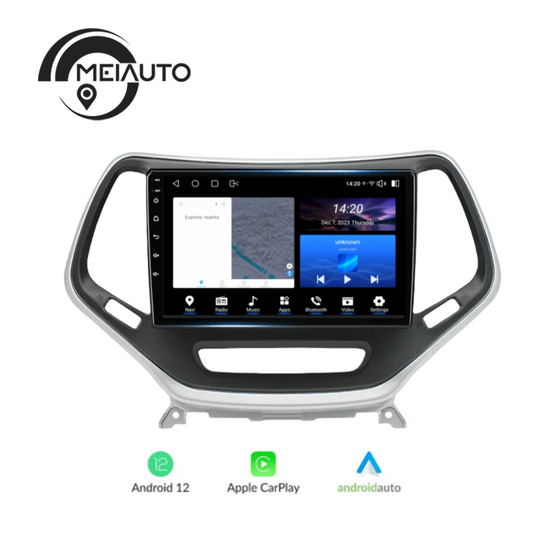 10.2inch Head Unit For Jeep Cherokee 5 KL 2014-2018 Car Radio Multimedia Video Player GPS Navigation Android No 2din 2 Din DVD