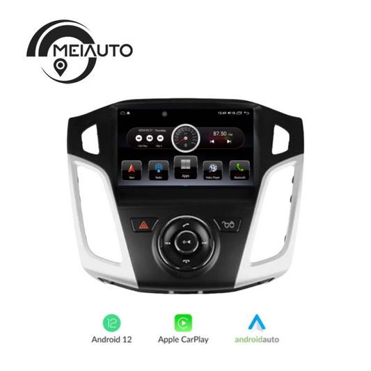 "Transform Your Ford Focus 3 Mk 3 (2011-2019) with a 9-inch Android Auto and CarPlay Radio Multimedia Player: Navigate Effortlessly with Built-in GPS Navi and Enjoy Premium Car Stereo Head Unit Features"