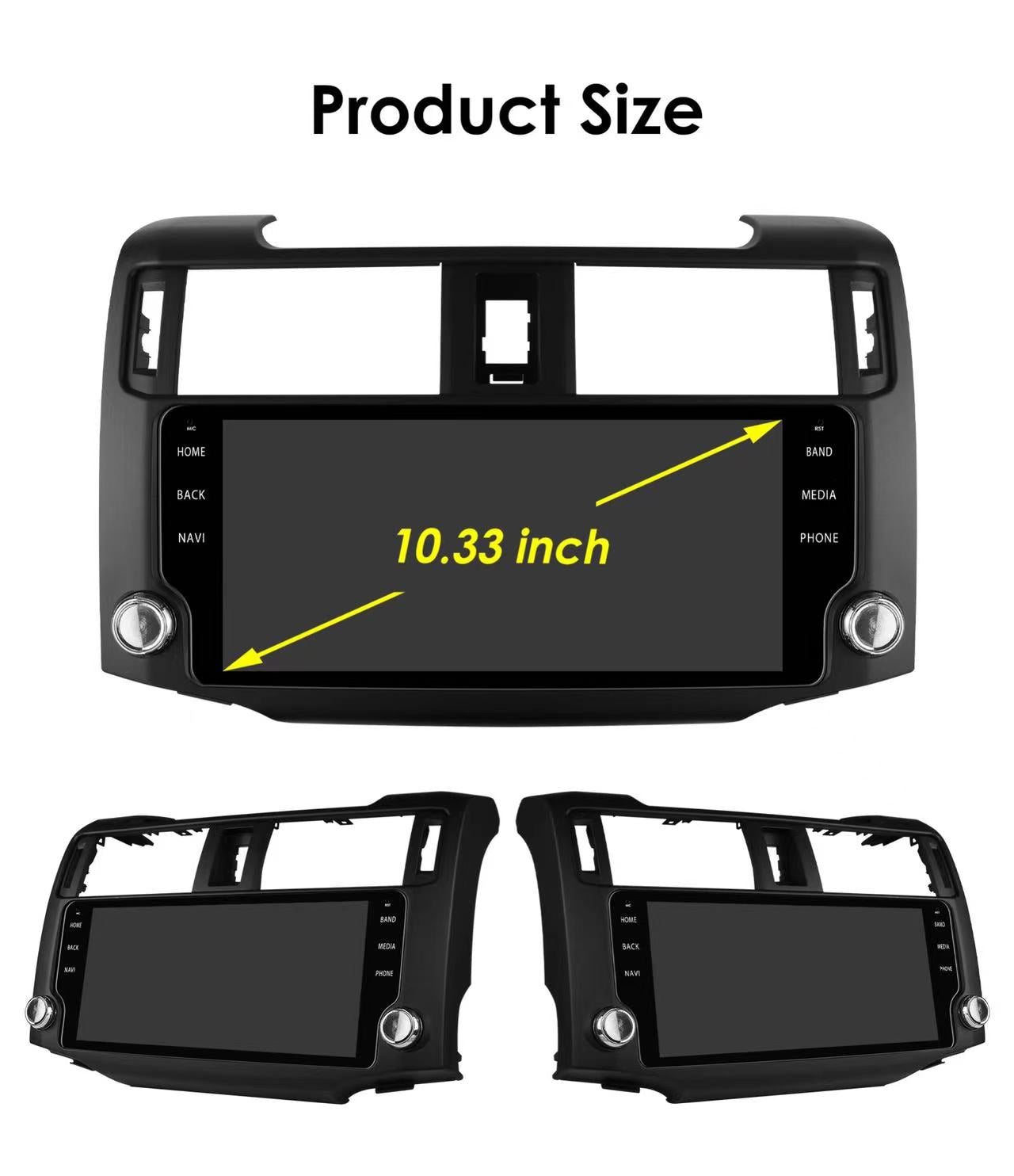 Meiauto Car Stereo Intelligent Android Auto Carplay Radio Player Navigation GPS For Toyota 4Runner 4 Runner 2010-2019 Head Unit 4G+64G