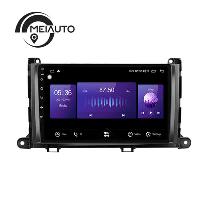 Android 12 Car Radio for Toyota Sienna 3 XL30 2010-2014, 9 inch Touch Screen Car Stereo, Apple Carplay Android Auto Steering Wheel Control Bluetooth Audio, 7862 Chip,