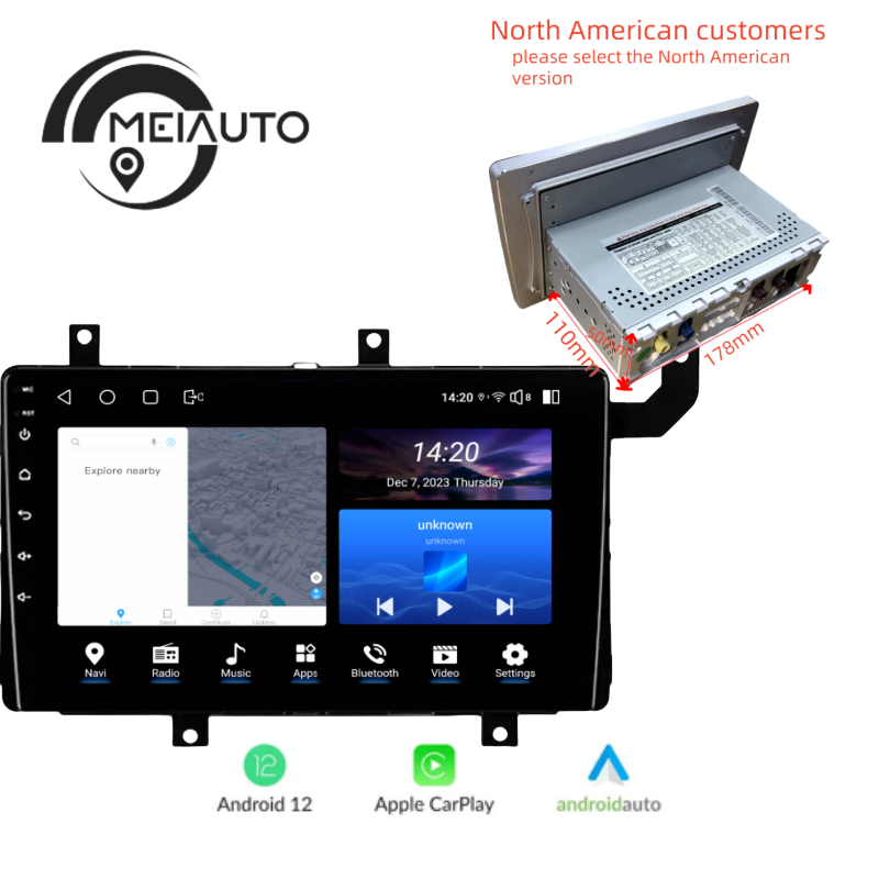 Car Stereo Head Unit 2K For Toyota Tacoma N300 2015-2021 Car Radio Multimedia Video Player Navigation GPS Android No 2din