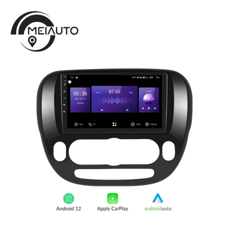 Car AndroidAuto Carplay For Kia Soul 2 PS 2013-2019 Radio Multimedia Video Player Head Unit Plug And Play Navigation GPS