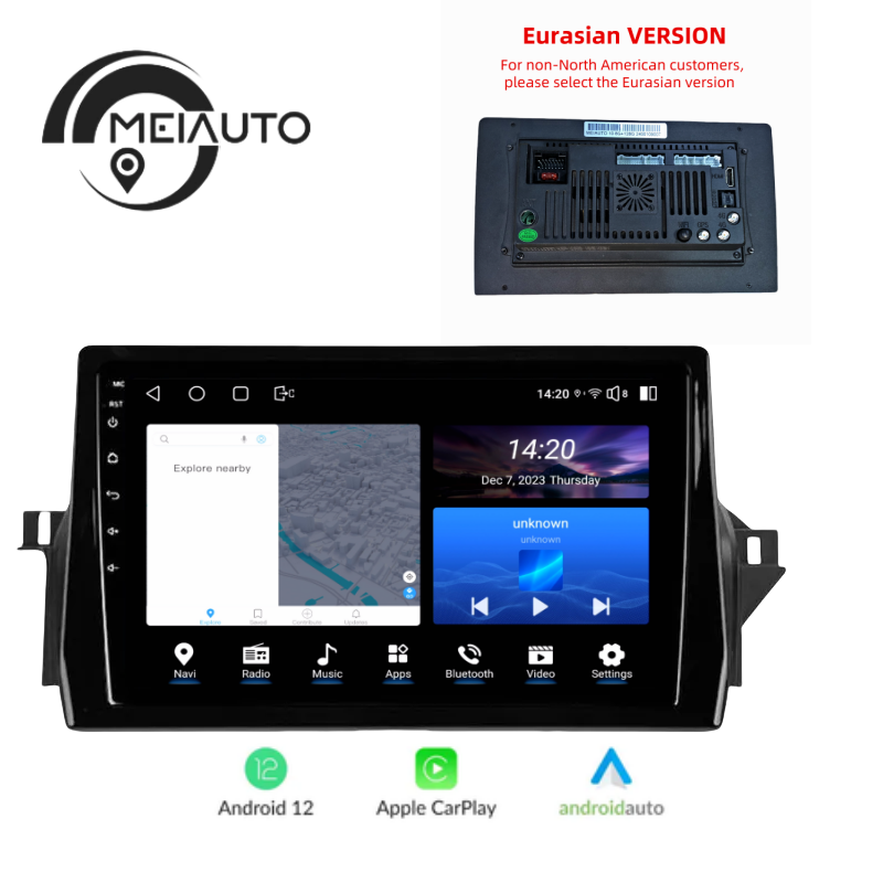 10.2inch Android Head Unit For Toyota Camry VIII 8 XV70 2020 2021 Car Radio Multimedia Video Player Navigation GPS No 2din