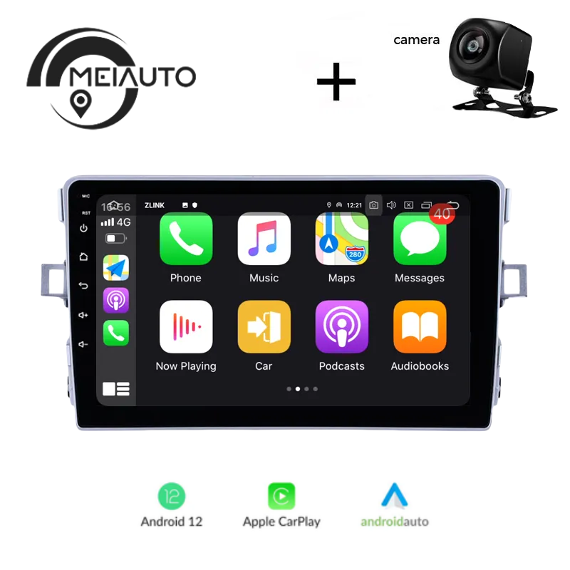 9 INCH Android Auto Carplay Car Stereo DSP Radio Player For Toyota Verso R20 2009-2018 GPS Navigation Head Unit Plug And Play