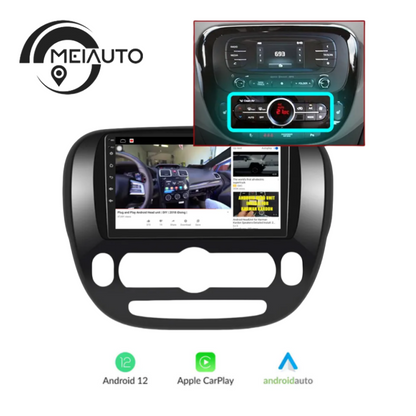 Car AndroidAuto Carplay For Kia Soul 2 PS 2013-2019 Radio Multimedia Video Player Head Unit Plug And Play Navigation GPS