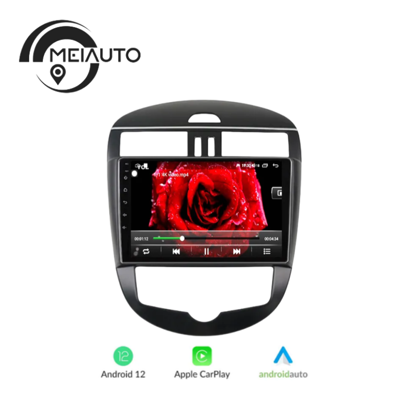 9 inchcCar Radio Media Player For Nissan Serena Tiida 2011-2015 Navigation GPS Android Auto And Carplay Head Unit Plug And Play