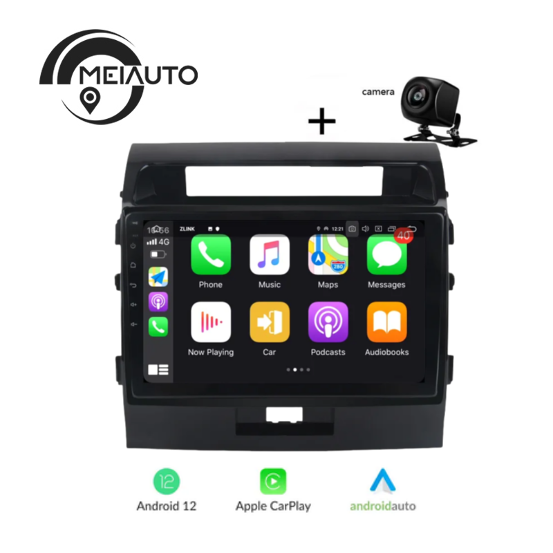 "Transform Your Toyota Land Cruiser 200 (LC 200 2008-2013) Driving Experience: 10.2-Inch Android Auto Car Radio DSP Player with GPS Navigation, Plug-and-Play Ease"