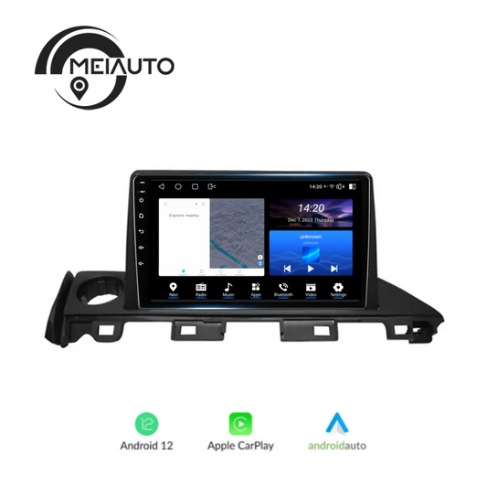 9 inch Android Head Unit For Mazda 6 Mazda6 III 3 GJ GL 2015-2018 Car Radio Stereo Multimedia Audio Player Navigation GPS No 2din